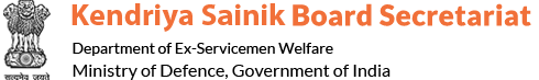 Kendriya Sainik Board, Department of Ex-Servicemen Welfare, Ministry of Defence, Government of India